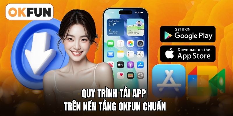 Quy trình tải app trên nền tảng OKFUN chuẩn